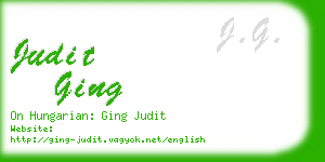 judit ging business card